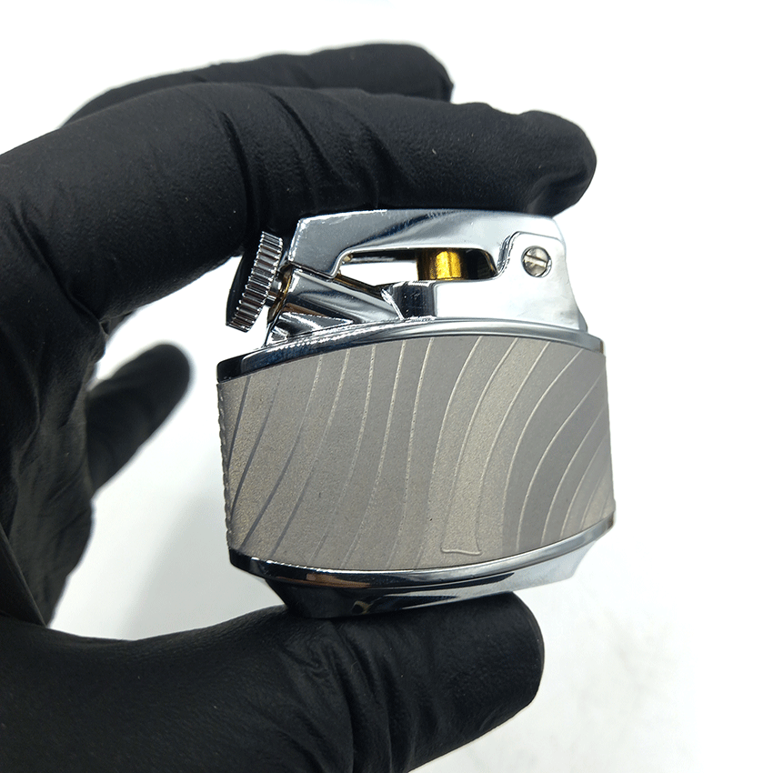  فندک بنزینی هانست طوسی مدل مخملی کد d20 