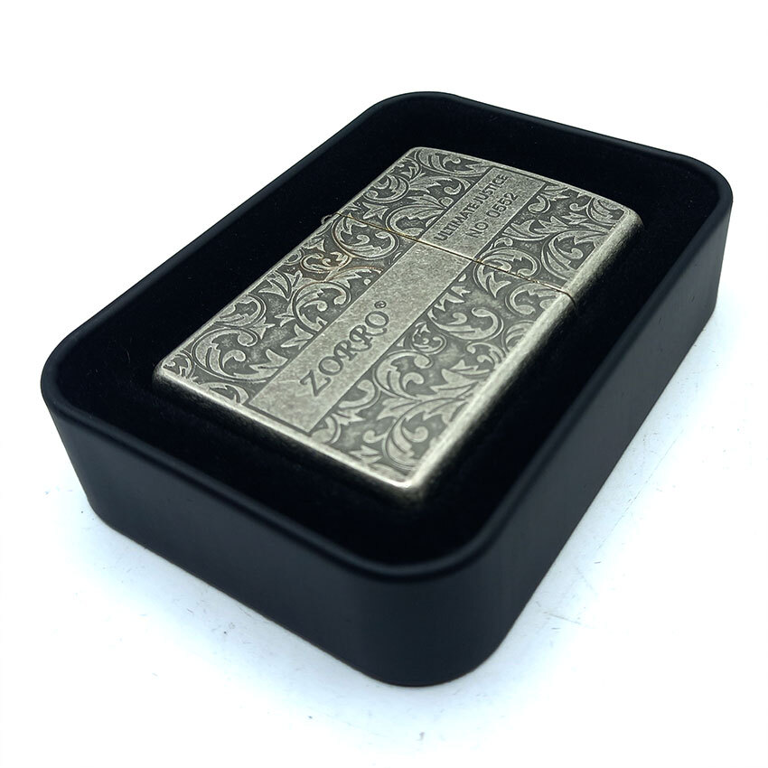  فندک بنزینی زورو مدل سیلور کد d75 