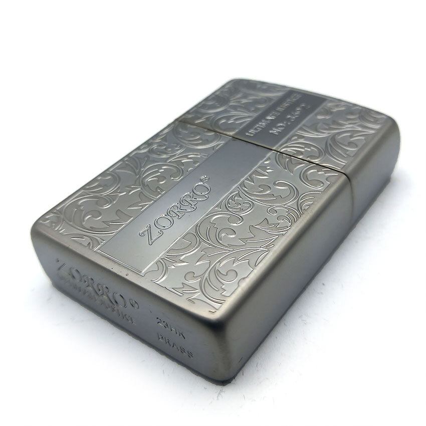  فندک بنزینی زورو مدل سیلور کد d65 