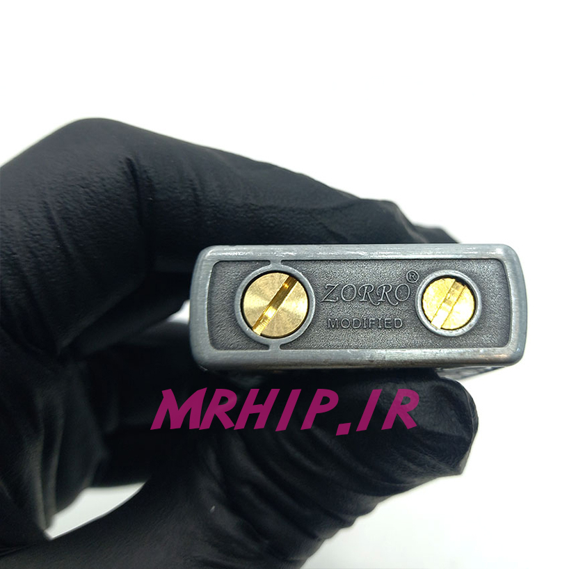  فندک بنزینی زورو سیلور برجسته طرح دراگون کد A130091 