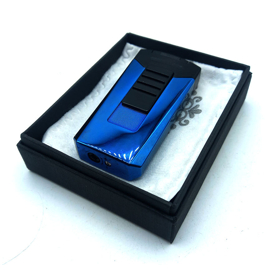  فندک گازی اتمی 2 شعله مدل آبی d50 