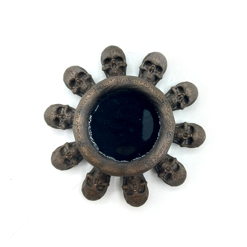  زیرسیگاری رزین مدل جمجمه کد d17 