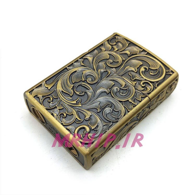 فندک بنزینی زورو طلایی برجسته کد A94