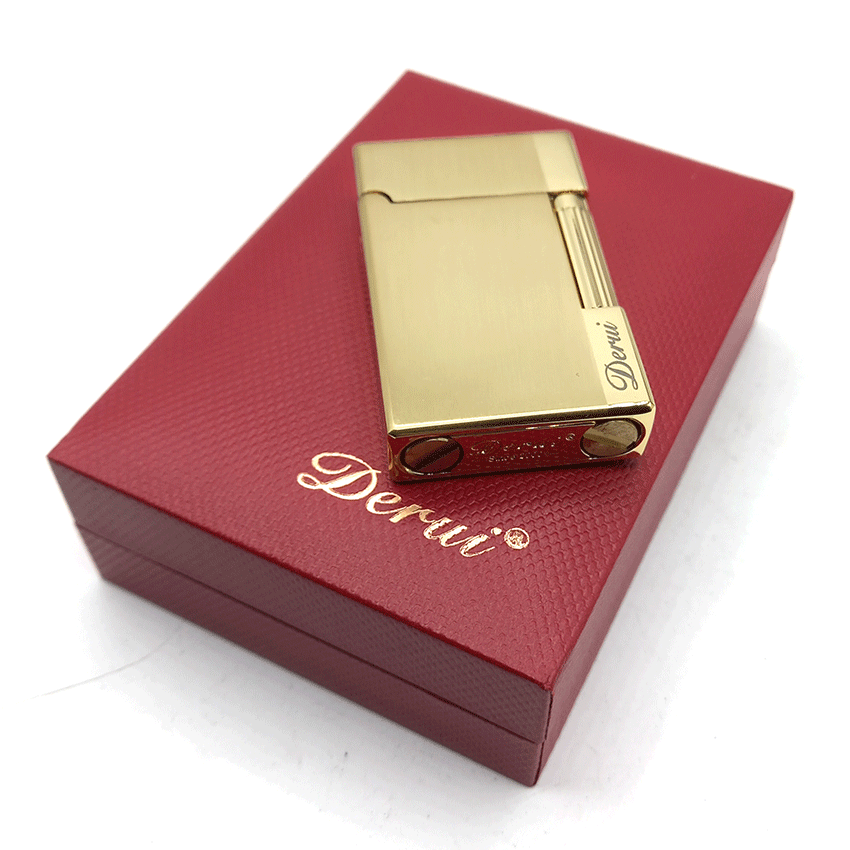 فندک بنزینی دروی طلایی مدل بغل زن کد d28