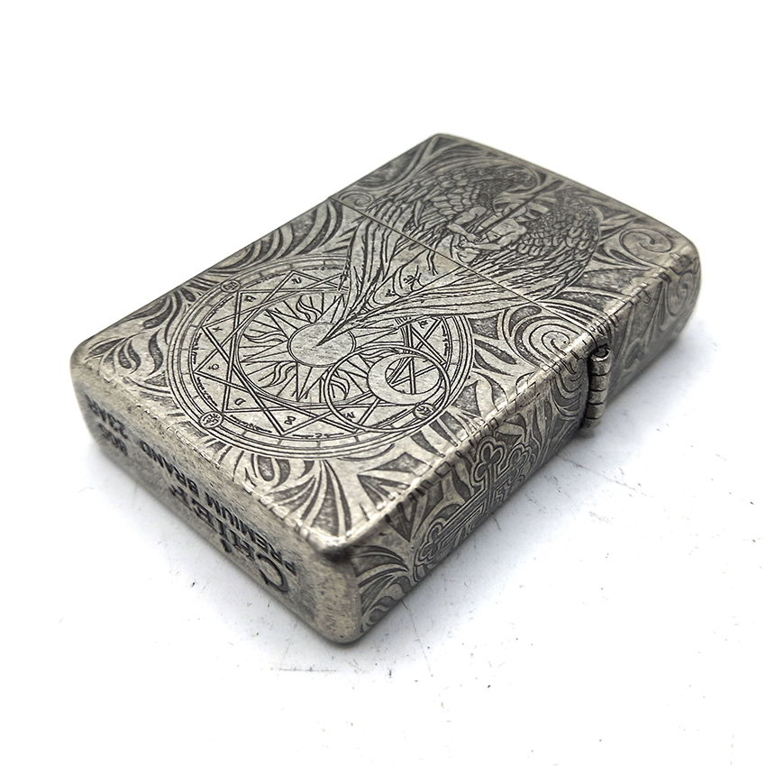  فندک بنزینی چیف سیلور طرح فرشته کد d32 