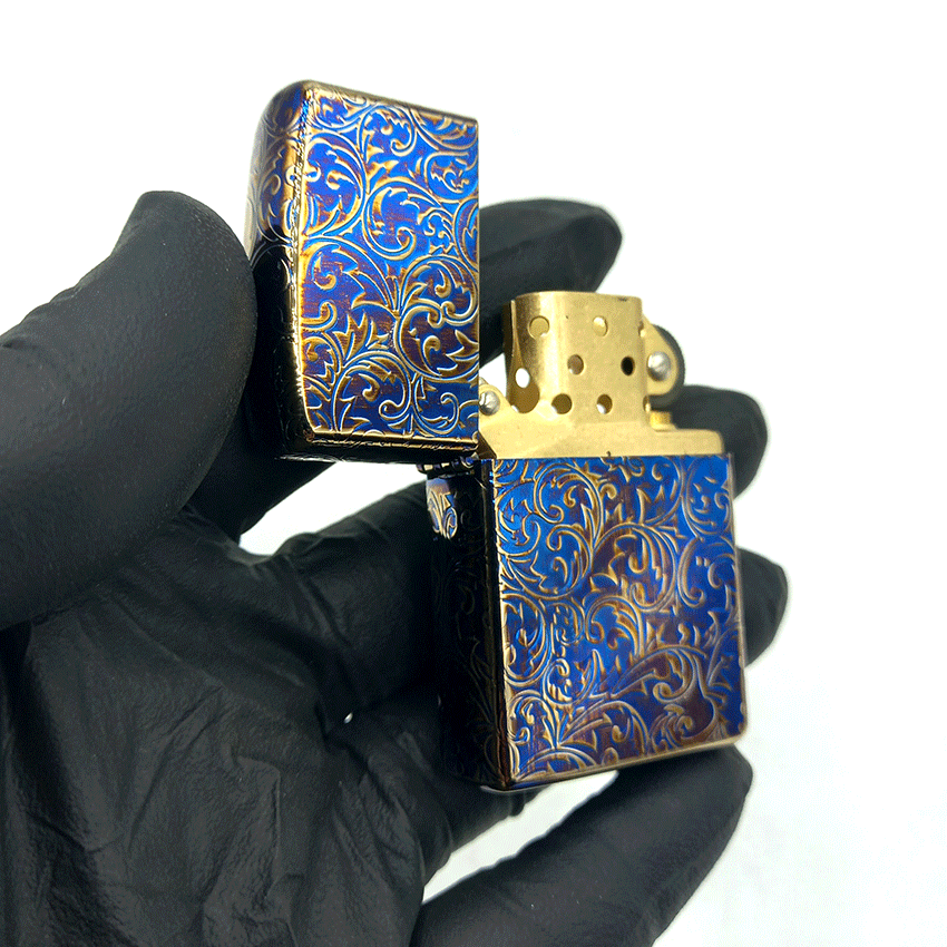  فندک بنزینی چیف هفت رنگ طرح اسلیمی کد d35 