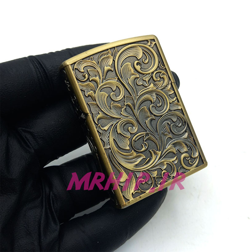  فندک بنزینی زورو طلایی برجسته کد A94 