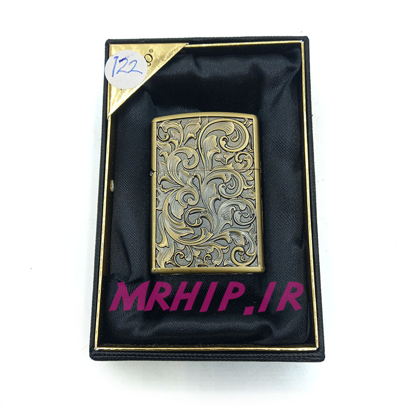  فندک بنزینی زورو طلایی برجسته کد A94 