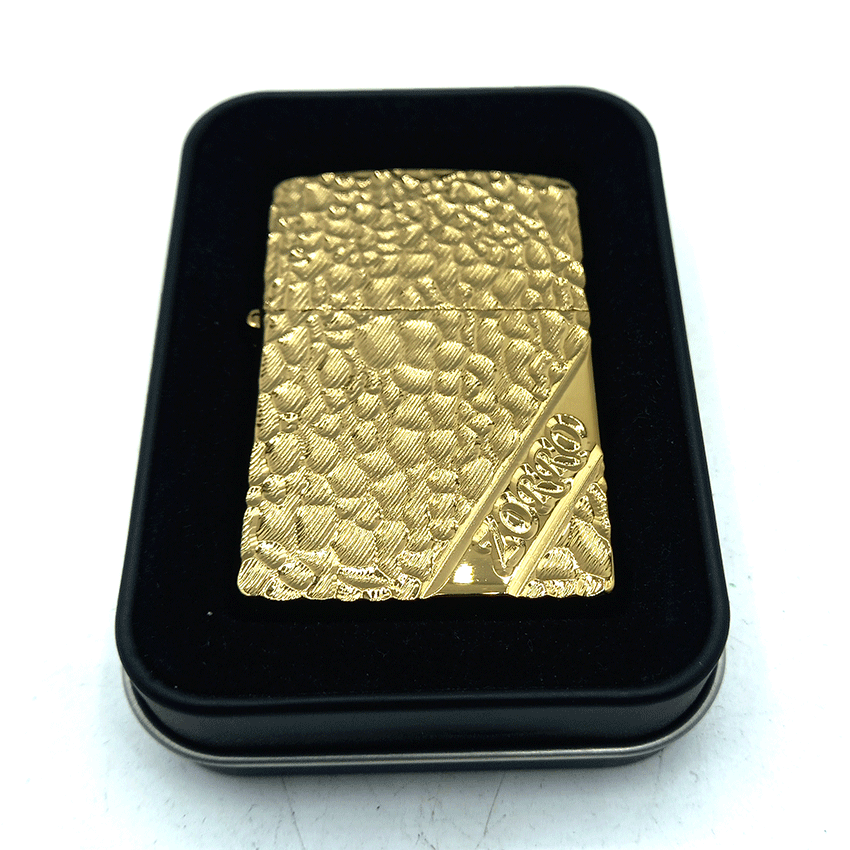  فندک بنزینی زورو طلایی کد d1316 