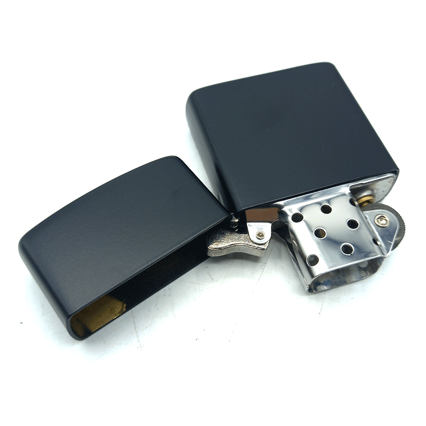  فندک بنزینی زورو مشکی مات کد d07 