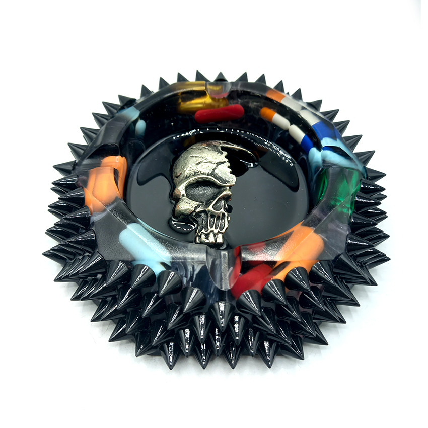  زیرسیگاری رزین مدل جمجمه کد d01 