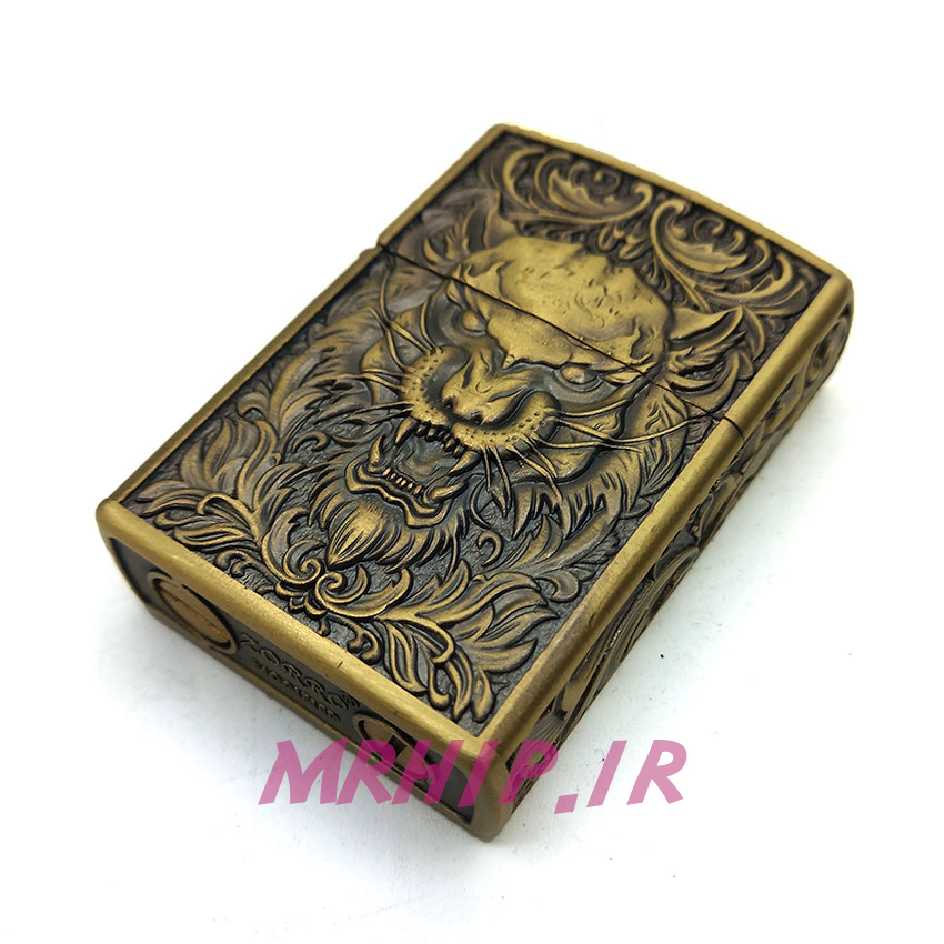  فندک بنزینی زورو طلایی برجسته کد A101 