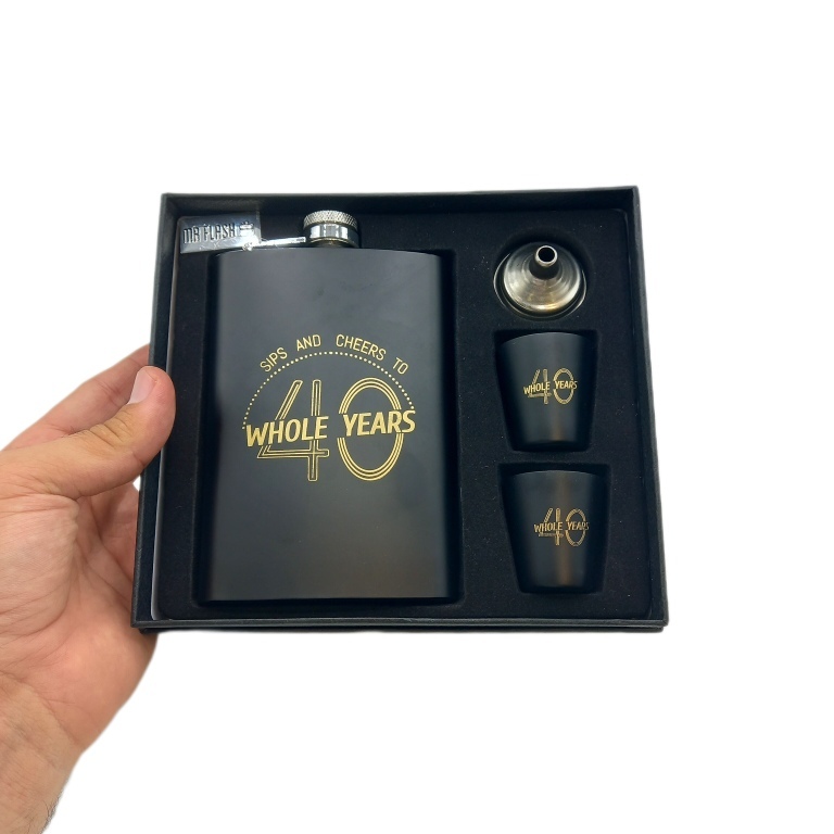  هیپفلاسک (قمقمه جیبی) 2شات مدل 40 کد a520422 