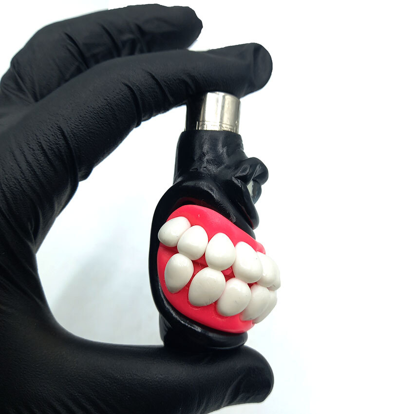  فندک فانتزی کلیپر اصل خمیری مدل تک چشم سیگاری مشکی d95 