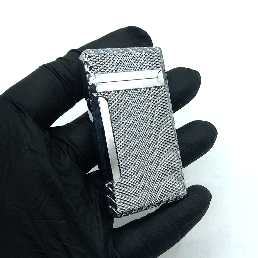  فندک گازی اتمی سیلور کد d30 