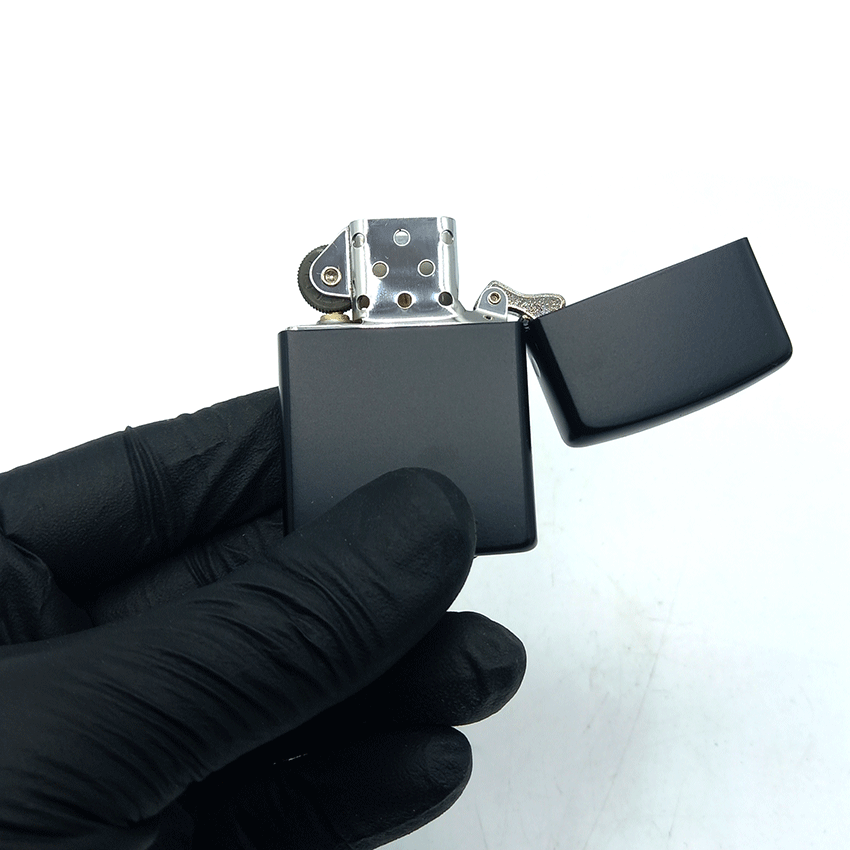  فندک بنزینی زورو مشکی مات کد d07 