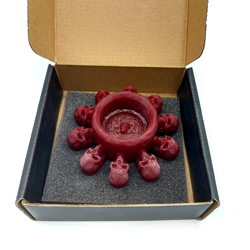  زیرسیگاری رزین مدل جمجمه کد d15 