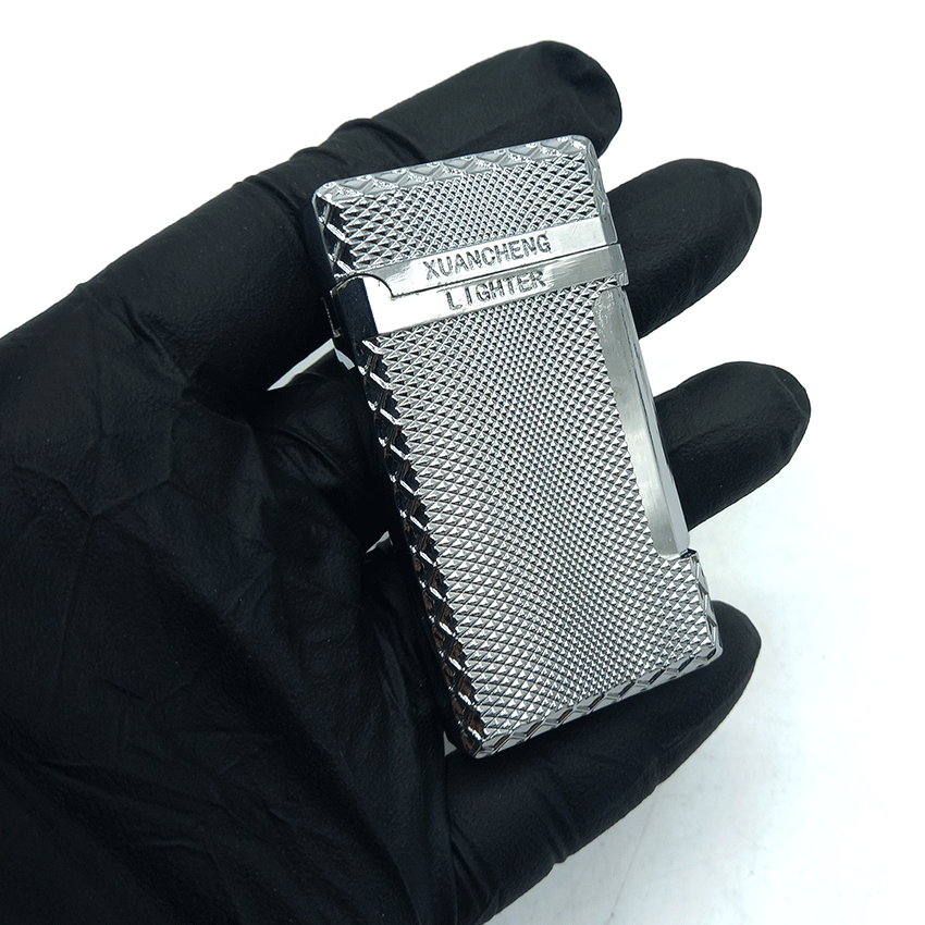  فندک گازی اتمی سیلور کد d30 