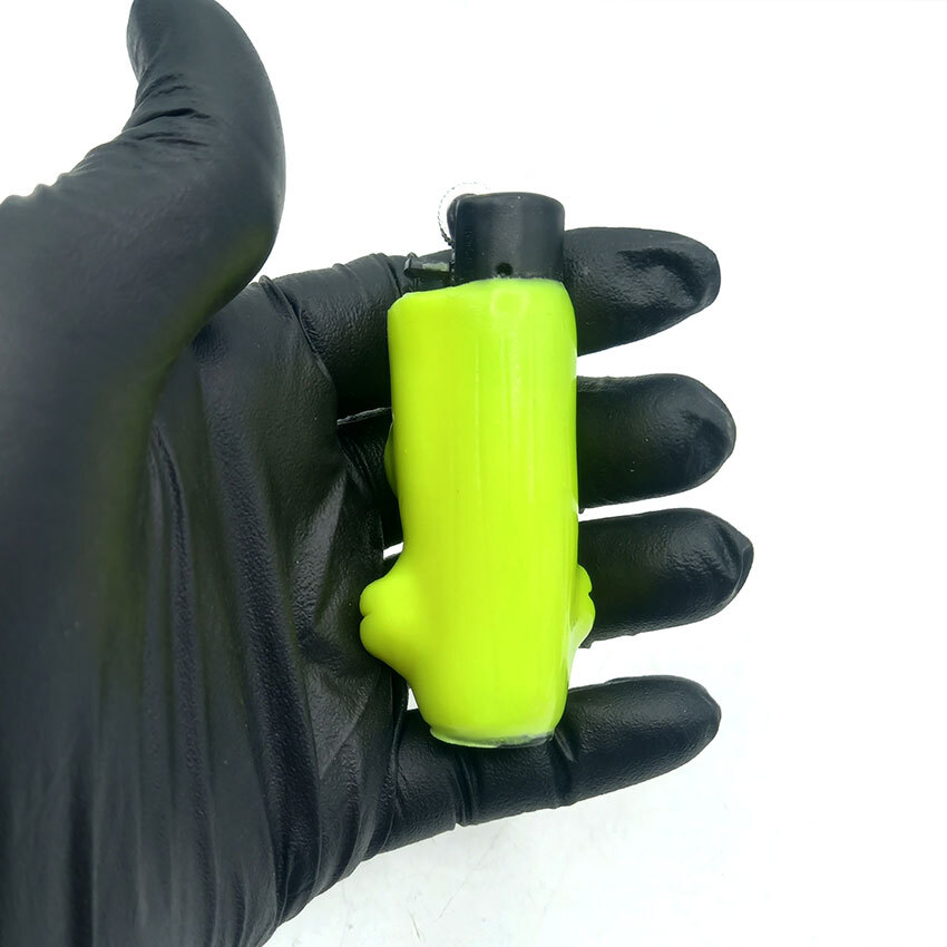  فندک فانتزی کلیپر اصل خمیری مدل تک چشم زرد d91 