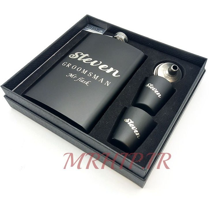  هیپفلاسک (قمقمه جیبی) 2شات مدل استیون 270cc کد a530425 