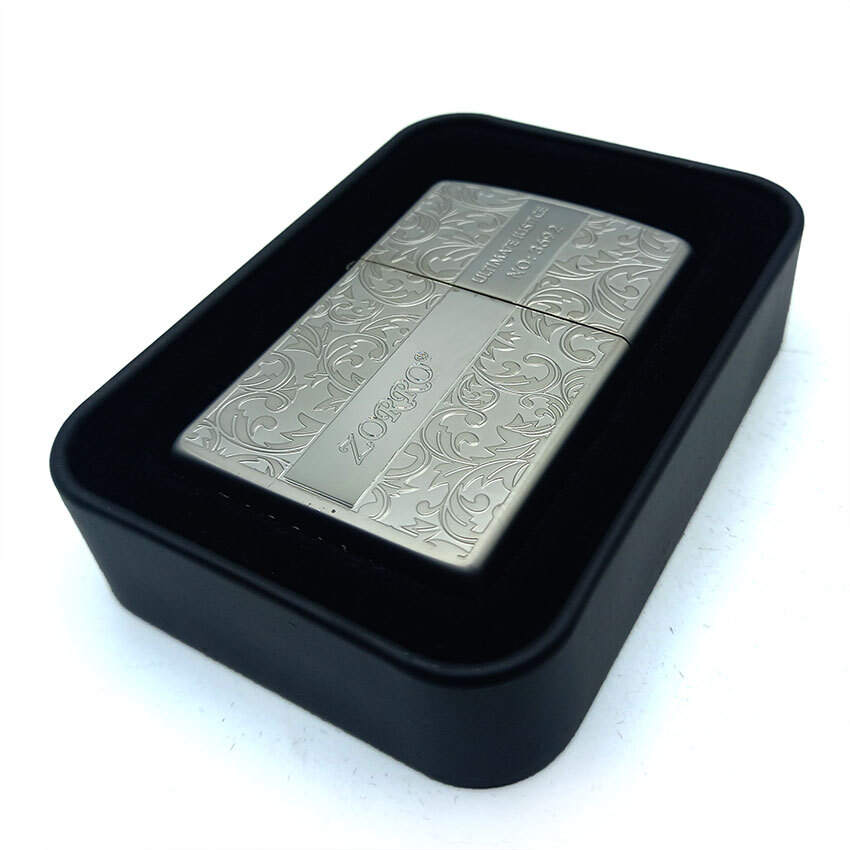  فندک بنزینی زورو مدل سیلور کد d65 
