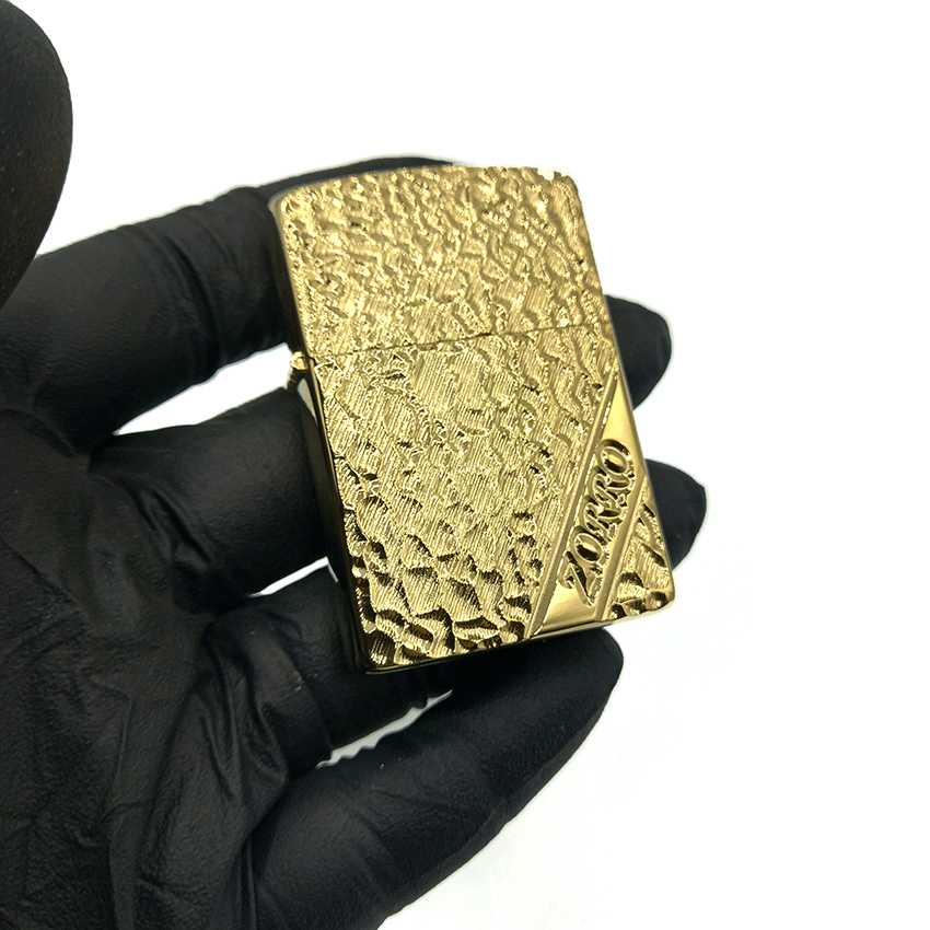  فندک بنزینی زورو طلایی کد d1316 