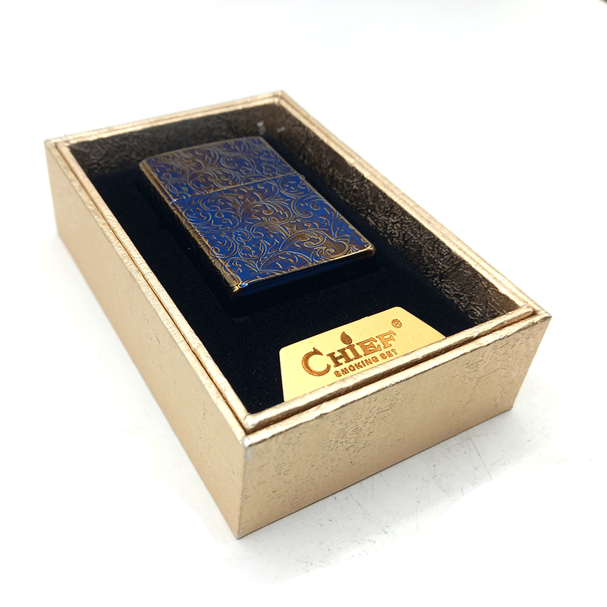  فندک بنزینی چیف هفت رنگ طرح اسلیمی کد d35 